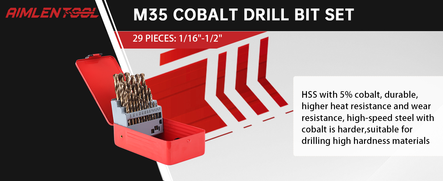 Cobalt Drill Bits Set