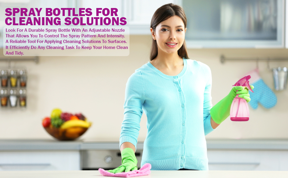 12oz spray bottles cleaning solutions hair squirt plants small plastic bottle water mini sprayer 12