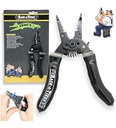 Rack-A-Tiers Croc's Needle Nose Wire Strippers, Electrician Wire Crimper & Stripper, Wire Strippe...
