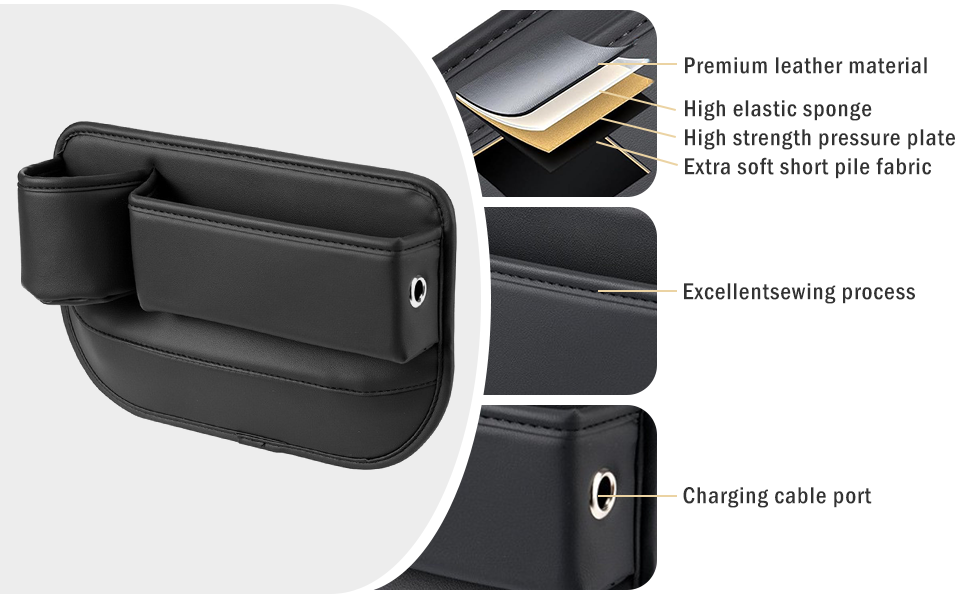 Car Seat Gap Filler Organizer