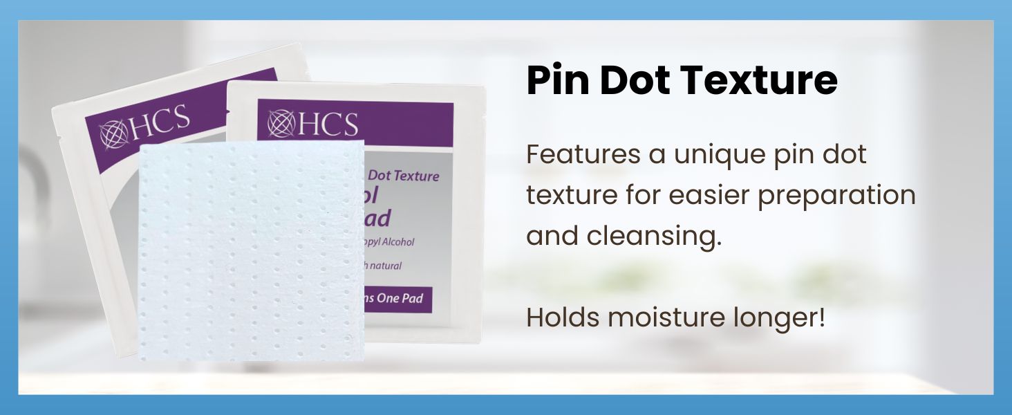 Features a unique pin dot texture for easier preparation and cleansing