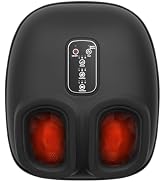 cotsoco Foot Massager with Heat, Deep Kneading Electric Shiatsu Foot Massager Machine with Therap...