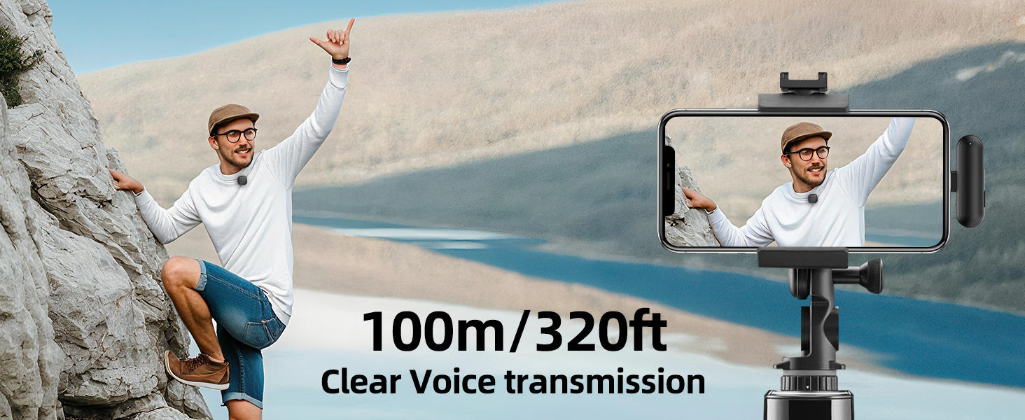 Wireless Microphone for iPhone Video Recording