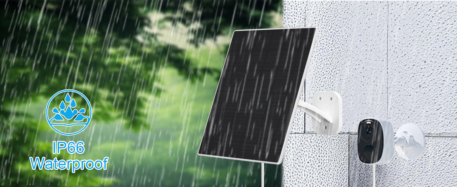 solar panel for security camera