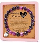 LEJIAJINW Inspirational Get Well Soon Gifts Healing Prayers Bracelets for Women Best Friends Sist...