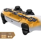 eXtremeRate Face Clicky Kit for PS5 Controller BDM-010 BDM-020 Face Buttons, Custom Hard Silicone...
