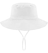 Doitory Sun Hat for Kids,Bucket Hats Boys Girls,Summer Beach Fishing Safari Hat,with UPF 50+ Sun ...