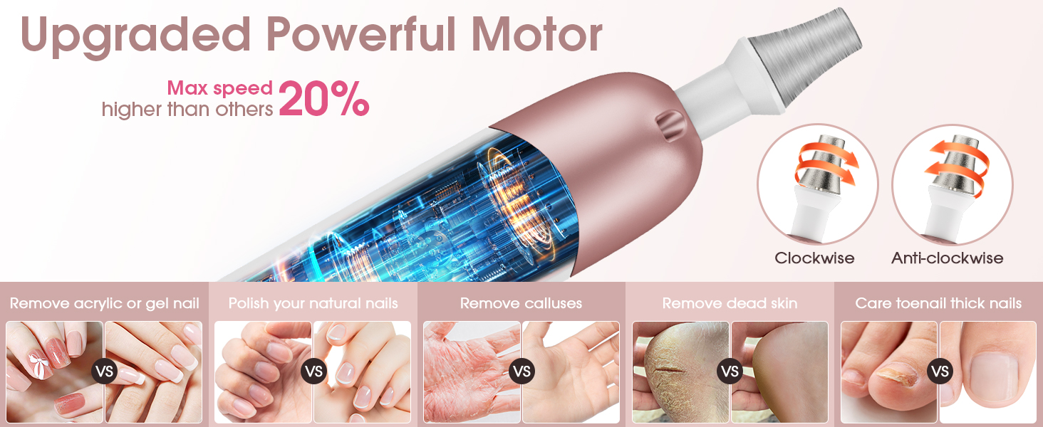 electric manicure pedicure kit