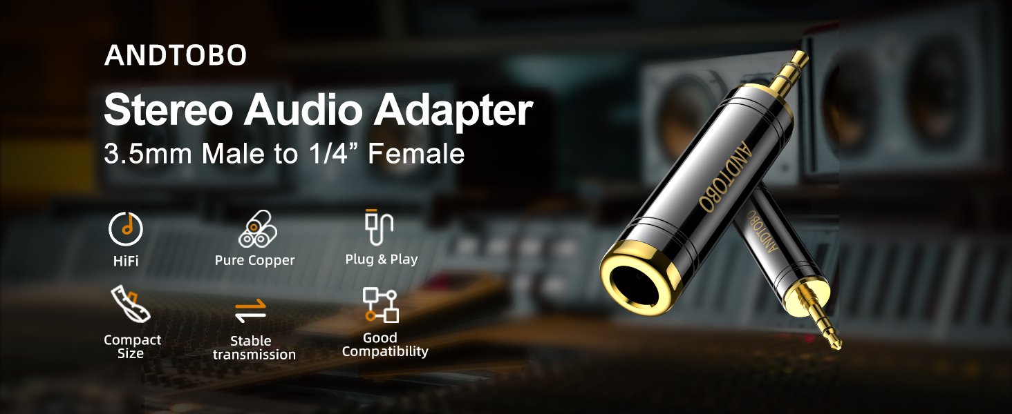 1/8" to 1/4" adapter