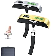 GRAM PRES Luggage Scale 2PCS, Travel Essentials, Portable Digital Postal Hanging Baggage Scale fo...