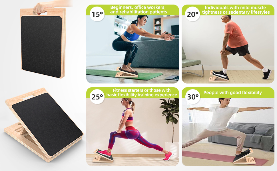 portable foldable slant board calf stretching
