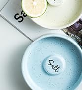 Zoeeker Margarita Salt Rimmer, Bartender Accessories Set of 2 for Margarita and Cocktail Ceramic ...
