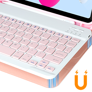 Magnetic Detachable Bluetooth Keyboard