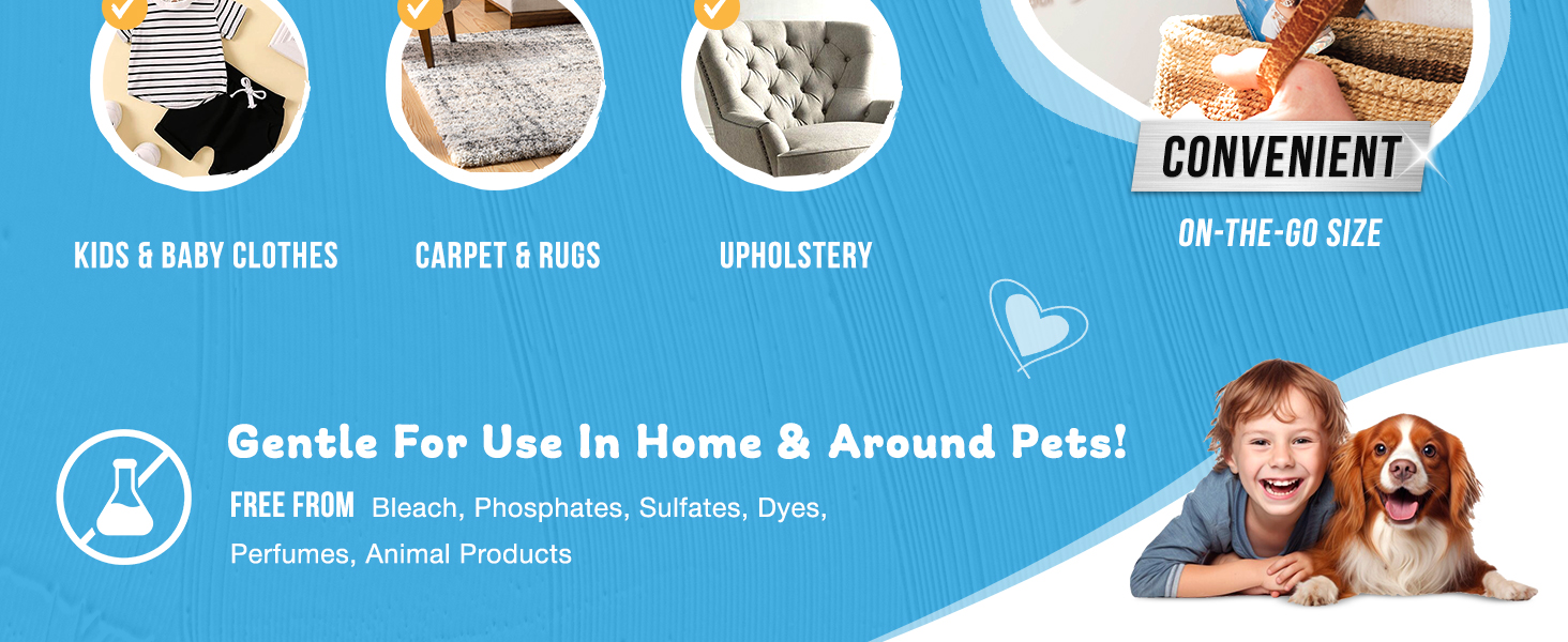 convenient size for on the go stain removal - mom approved