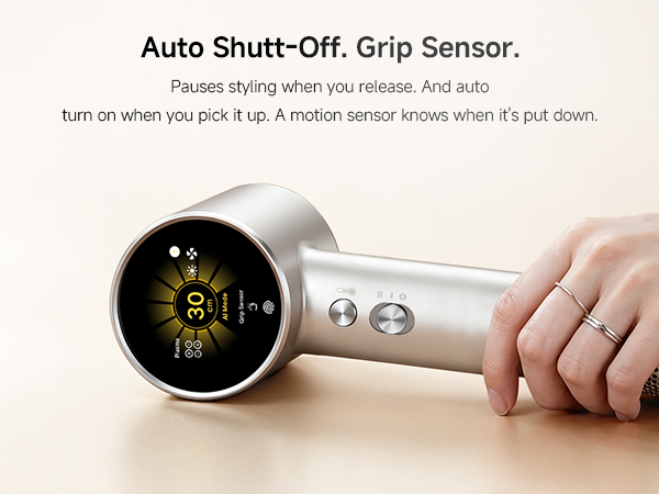 auto shut-off with grip sensor