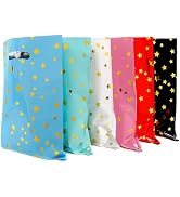ZGORENDZ 48 Pack Party Favor Bags Cute Star Goodie Bags for Kids Birthday, Plastic Party Gift Bag...