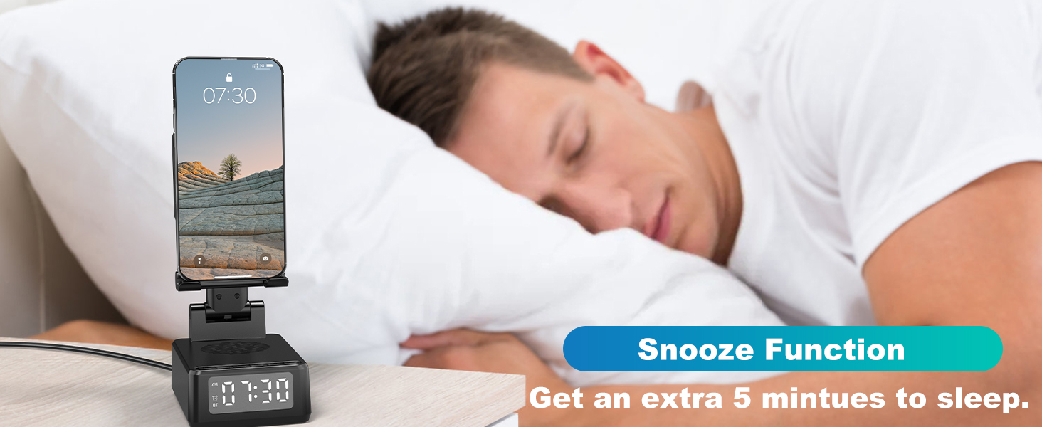 phone stand with Snooze Function