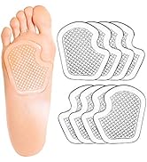 Kimihome Metatarsal Pads 8 Count Gel Cushions, Ball of Foot Cushion Protect and Relieve Metatarsa...