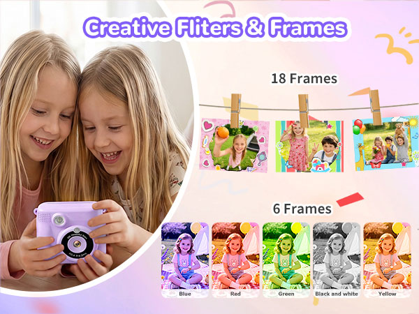 kids instant print camera