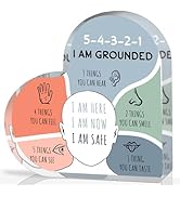 Mental Health Decor, Psychotherapy Affirmations Heart Acrylic Sign, Therapy & Counseling Office D...