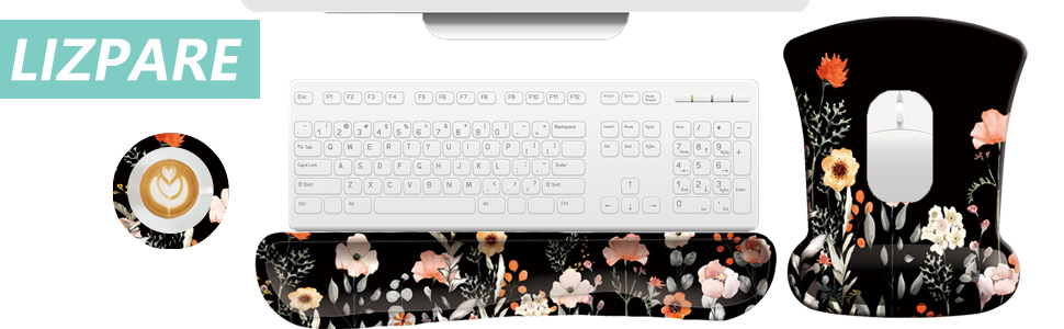 Keyboard Wrist Rest Pad Mouse Pad with Wrist Support