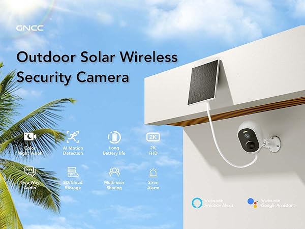 Solar Security Cameras Wireless Outdoor
