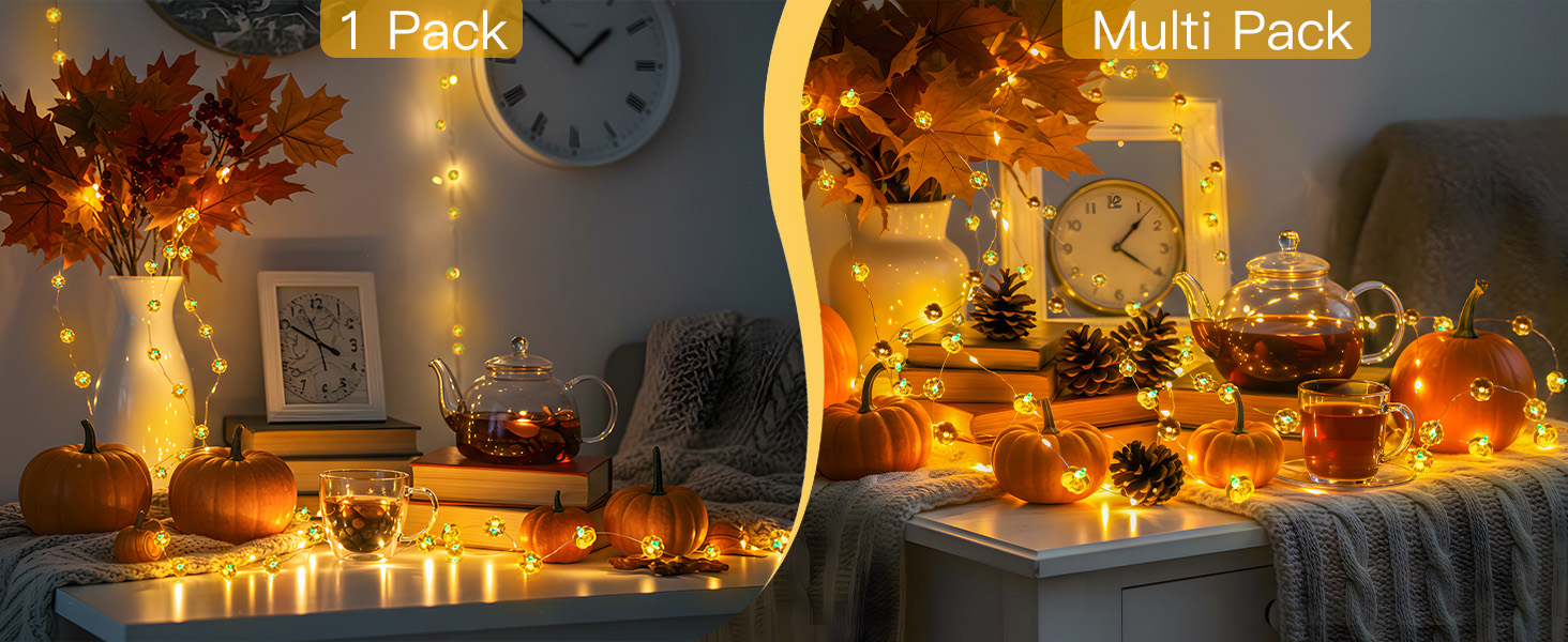 pumpkin lights outdoor