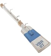 Paddle Coat Rack: Nautical Paddle Wall Hook - Wooden Boat Oar Decorative Coat Hooks for Beach Hou...