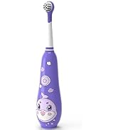 SEAGO Kids Electric Toothbrushes Rechargeable, with Magnetic Charging, LED Observing Light, 8 Too...