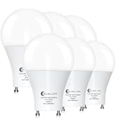 evelor GU24 LED Light Bulb,60 Watt Equivalent Daylight White 5000K,Non-Dimmable,Efficient 9W,800 ...