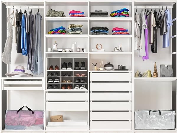 Clear storage bags