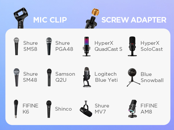 microphone stand desk