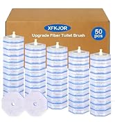 50 Count Toilet Wand Refills for Clorox ToiletWand - Upgrade 3-Layer Thickened Toilet Brush, 5X C...