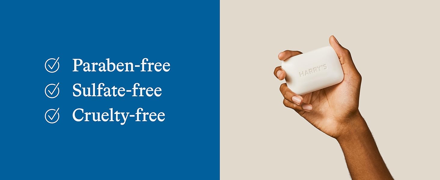 Free of parabens, sulfates, and cruelty
