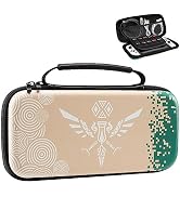 TiMOVO Carrying Case Compatible with Nintendo Switch OLED 2021 & Switch, Durable Hard Shell Game ...