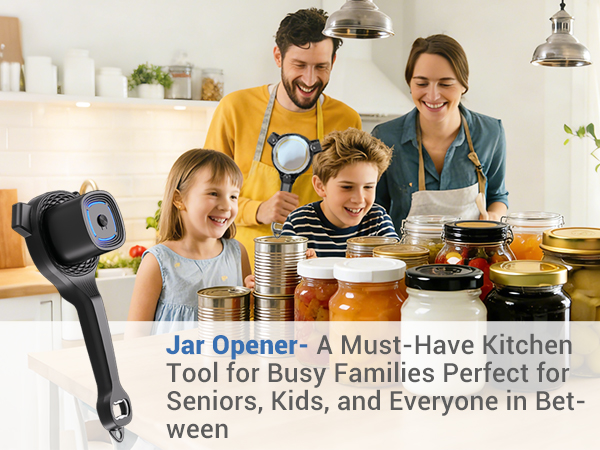 Safety First: Automatic shut-off and smooth edges mean no sharp lids and no strained muscles.