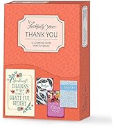 Faithfully Yours Designer Greetings Inspirational Thank You Boxed Card Assortment, With Gratitude...