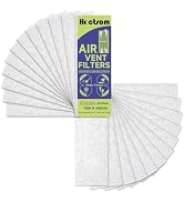 Air Vent Filter 4 x 12 Inch, Thin Air Vent Floor Heater Pre-Filter Sheet Work for Home Air Purifi...