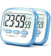 AyayaBoss 2-Pack Magnetic Kitchen Timers for Cooking, Digital Stop Watch Countdown Timer for Kids...