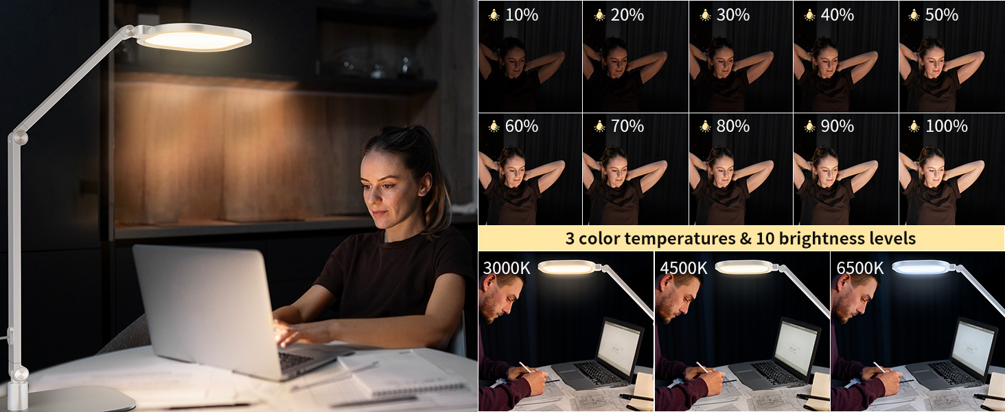 LED Desk Lamp for Home Office