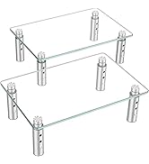 HEMUDU 2 Pack Monitor Stand Riser, 3 Height Adjustable Laptop Stand Riser , Monitor Stand Riser f...
