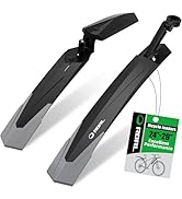 RBRL Bike Fender Adjustable Mudguard, Thicken and Widen Universal 24-29 inch Bicycle Fenders, Bik...