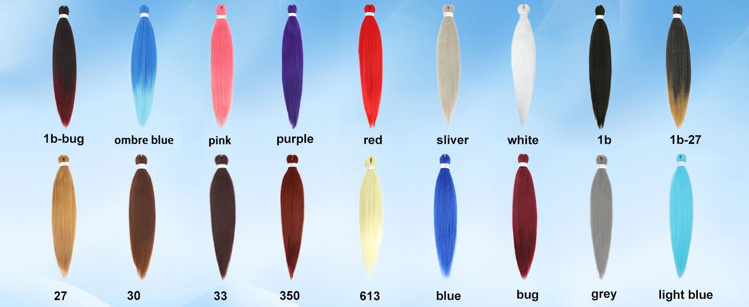braiding hair colors