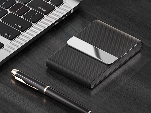 PU Leather Business Card Case
