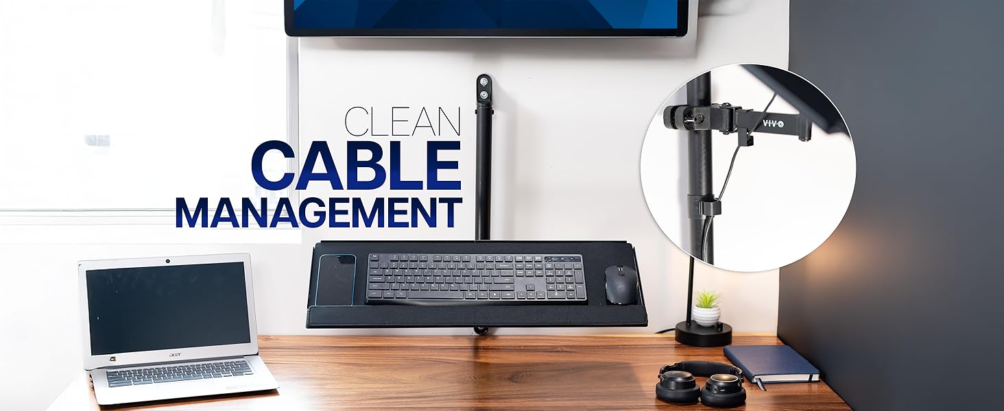 wall keyboard tray, adjustable keyboard mount, ergonomic typing, space saving desk accessory