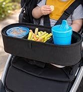 Habitat Universal Stroller Snack Tray with Insulated Cup Holder - Divided Compartment with Secure...