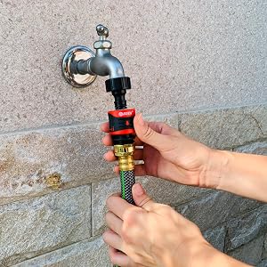 Attaching Quick Connect to Faucet Adapter