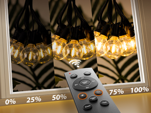outdoor bistro lights