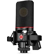 XLR Microphone Cardioid Condenser Microphone XLR with 32mm Large Diaphragm for Computer PC Metal ...