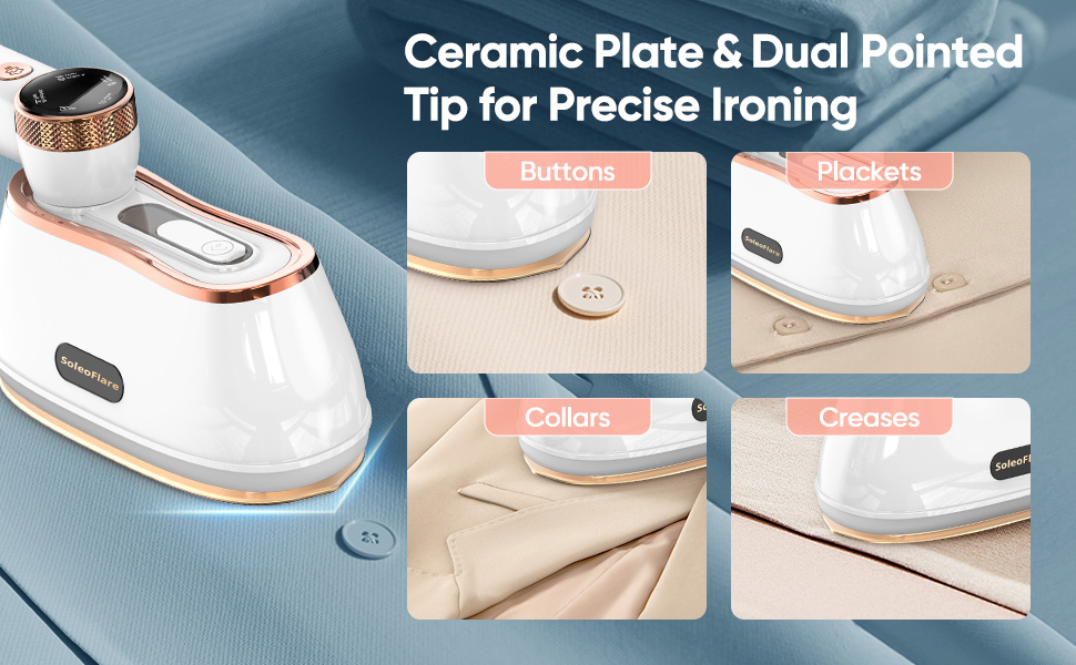ceramic plate for precise ironing